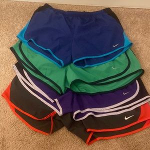 Set of 4 Nike Women’s Tempo Dry Running Shorts!